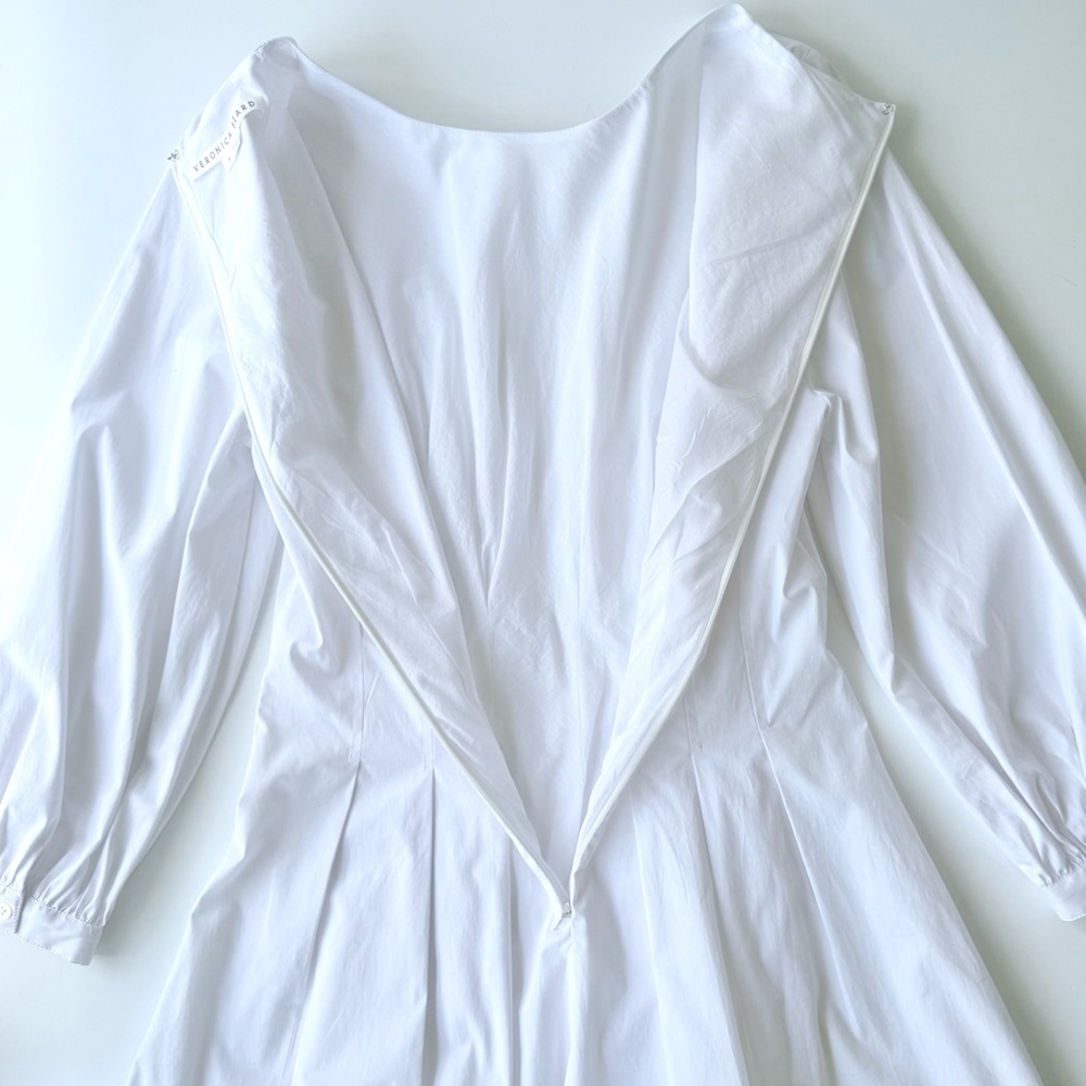 Veronica Beard Torres Corset-Waist Dress White Size 8 $498 MSRP - Picture 8 of 16